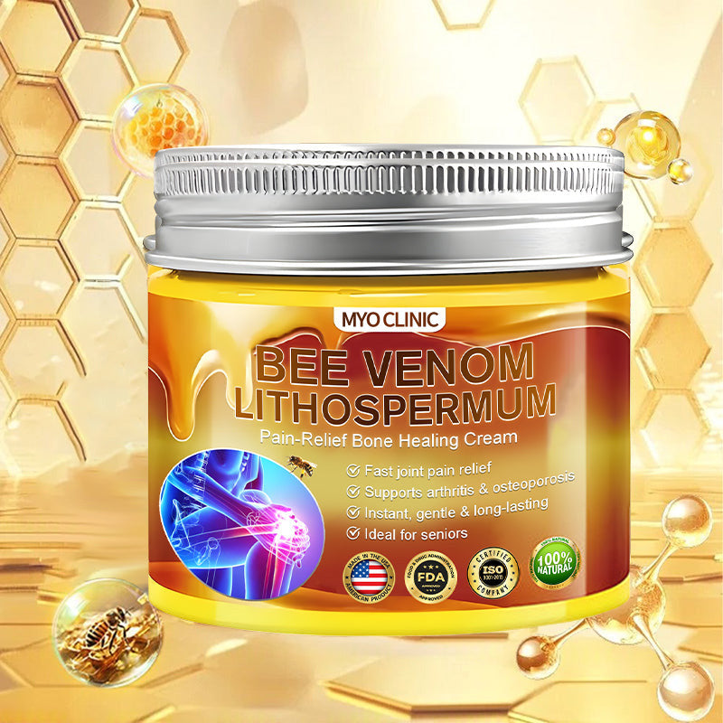 👑Myo Clinic Online Store👑 Myo Clinic BEE VENOM LITHOSPERMUM Pain-Relief Bone Healing Cream 👑(Specially for older adults)