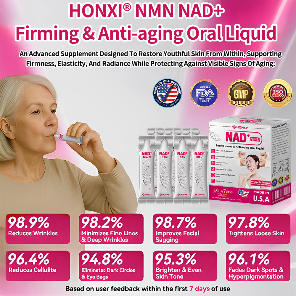 Made in USA💎HONXI® 𝗡𝗠𝖭 N𝖠𝙳+ 𝙱𝚘𝗈s𝗍 F𝗂𝗋mi𝗇g & A𝚗𝚝i-𝖺𝗀𝗂𝗇𝗀 𝖮𝗋𝚊l Li𝗾𝘂𝗶d