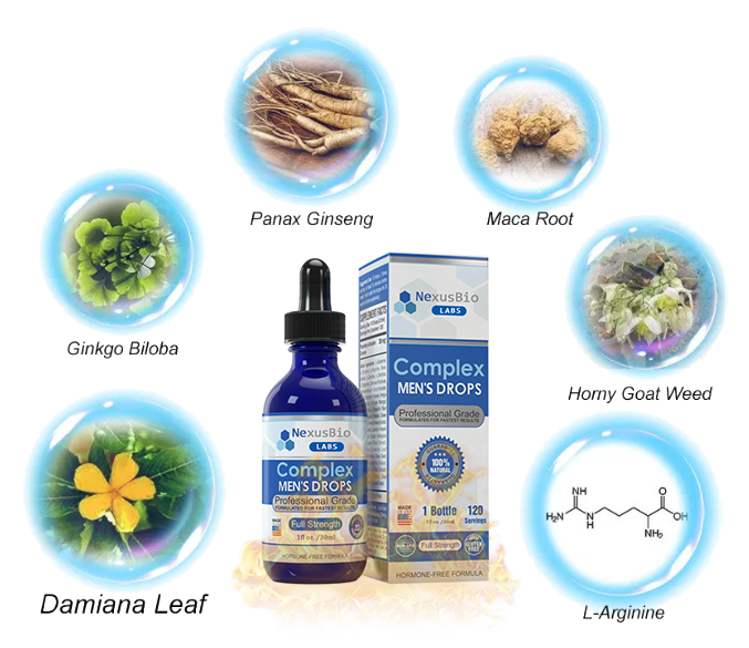 CROAIE® NexusBio Labs Complex Men's Drops🚀🛬【💥3rd Anniversary Store Celebration Sale💥