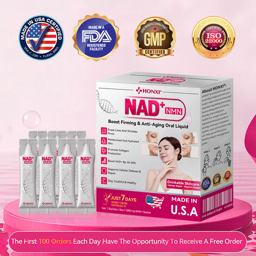 Made in USA💎HONXI® 𝗡𝗠𝖭 N𝖠𝙳+ 𝙱𝚘𝗈s𝗍 F𝗂𝗋mi𝗇g & A𝚗𝚝i-𝖺𝗀𝗂𝗇𝗀 𝖮𝗋𝚊l Li𝗾𝘂𝗶d