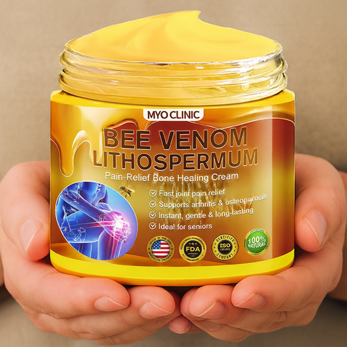 👑Myo Clinic Online Store👑 Myo Clinic BEE VENOM LITHOSPERMUM Pain-Relief Bone Healing Cream 👑(Specially for older adults)