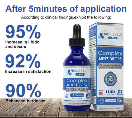 CROAIE® NexusBio Labs Complex Men's Drops🚀🛬【💥3rd Anniversary Store Celebration Sale💥