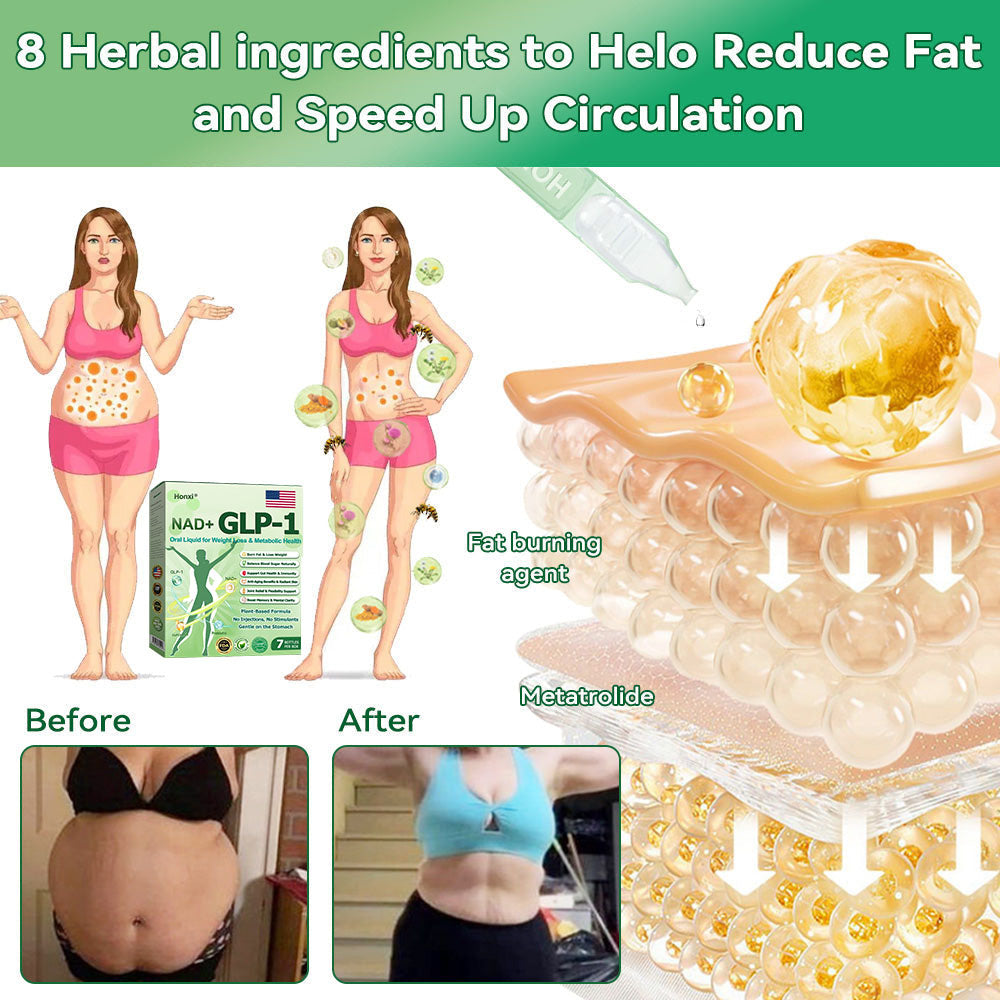 Honxiยฎ | ๐ถ๐๐๐๐๐๐๐ ๐บ๐๐๐๐ NAD+ GLP-1 Oral Liquid for Weight Loss & Metabolic Health (๐๐ฎ๐ฌ๐ญ ๐จ๐ง๐๐ ๐ ๐๐๐ฒ, ๐ฏ๐ข๐ฌ๐ข๐๐ฅ๐ ๐๐ก๐๐ง๐ ๐๐ฌ ๐ข๐ง ๐ ๐๐๐ฒ๐ฌ๏ผ โ
๐
๐จ๐ซ ๐จ๐๐๐ฌ๐ข๐ญ๐ฒ, ๐๐๐ซ๐๐ข๐จ๐ฏ๐๐ฌ๐๐ฎ๐ฅ๐๐ซ ๐ก๐๐๐ฅ๐ญ๐ก, ๐๐ข๐๐๐๐ญ๐๐ฌ, ๐ฌ๐ฅ๐๐๐ฉ ๐๐ฉ๐ง๐๐, ๐๐ฎ๐ญ ๐๐๐๐ฅ๐ญ๐ก, ๐ฃ๐จ๐ข๐ง๐ญ ๐ข๐ฌ๐ฌ๐ฎ๐๐ฌ, ๐๐ง๐ ๐ฆ๐จ๐ซ๐