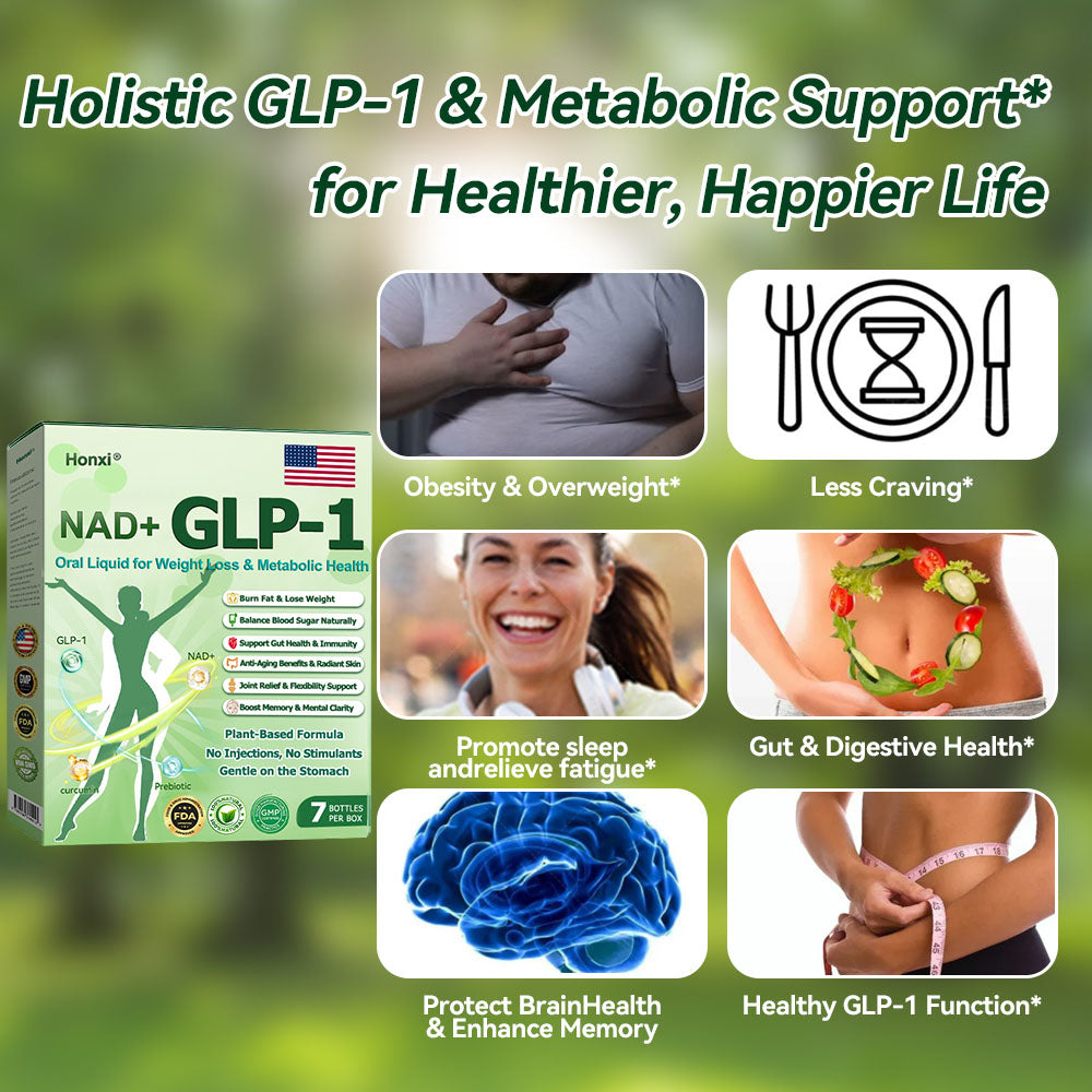 Honxiยฎ | ๐ถ๐๐๐๐๐๐๐ ๐บ๐๐๐๐ NAD+ GLP-1 Oral Liquid for Weight Loss & Metabolic Health (๐๐ฎ๐ฌ๐ญ ๐จ๐ง๐๐ ๐ ๐๐๐ฒ, ๐ฏ๐ข๐ฌ๐ข๐๐ฅ๐ ๐๐ก๐๐ง๐ ๐๐ฌ ๐ข๐ง ๐ ๐๐๐ฒ๐ฌ๏ผ โ
๐
๐จ๐ซ ๐จ๐๐๐ฌ๐ข๐ญ๐ฒ, ๐๐๐ซ๐๐ข๐จ๐ฏ๐๐ฌ๐๐ฎ๐ฅ๐๐ซ ๐ก๐๐๐ฅ๐ญ๐ก, ๐๐ข๐๐๐๐ญ๐๐ฌ, ๐ฌ๐ฅ๐๐๐ฉ ๐๐ฉ๐ง๐๐, ๐๐ฎ๐ญ ๐๐๐๐ฅ๐ญ๐ก, ๐ฃ๐จ๐ข๐ง๐ญ ๐ข๐ฌ๐ฌ๐ฎ๐๐ฌ, ๐๐ง๐ ๐ฆ๐จ๐ซ๐
