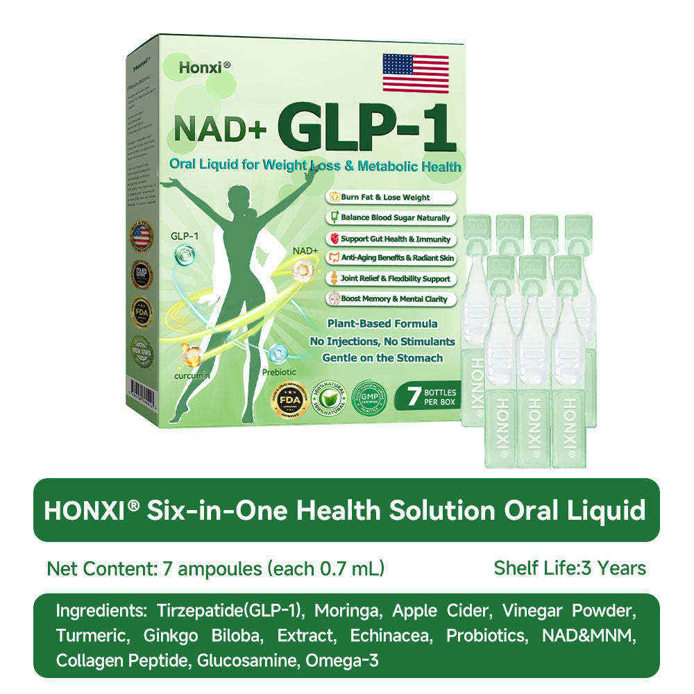 Honxiยฎ | ๐ถ๐๐๐๐๐๐๐ ๐บ๐๐๐๐ NAD+ GLP-1 Oral Liquid for Weight Loss & Metabolic Health (๐๐ฎ๐ฌ๐ญ ๐จ๐ง๐๐ ๐ ๐๐๐ฒ, ๐ฏ๐ข๐ฌ๐ข๐๐ฅ๐ ๐๐ก๐๐ง๐ ๐๐ฌ ๐ข๐ง ๐ ๐๐๐ฒ๐ฌ๏ผ โ
๐
๐จ๐ซ ๐จ๐๐๐ฌ๐ข๐ญ๐ฒ, ๐๐๐ซ๐๐ข๐จ๐ฏ๐๐ฌ๐๐ฎ๐ฅ๐๐ซ ๐ก๐๐๐ฅ๐ญ๐ก, ๐๐ข๐๐๐๐ญ๐๐ฌ, ๐ฌ๐ฅ๐๐๐ฉ ๐๐ฉ๐ง๐๐, ๐๐ฎ๐ญ ๐๐๐๐ฅ๐ญ๐ก, ๐ฃ๐จ๐ข๐ง๐ญ ๐ข๐ฌ๐ฌ๐ฎ๐๐ฌ, ๐๐ง๐ ๐ฆ๐จ๐ซ๐