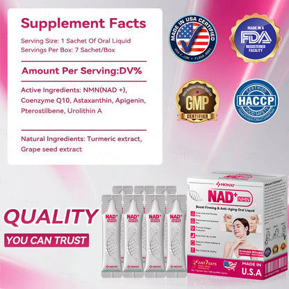 Made in USA💎HONXI® 𝗡𝗠𝖭 N𝖠𝙳+ 𝙱𝚘𝗈s𝗍 F𝗂𝗋mi𝗇g & A𝚗𝚝i-𝖺𝗀𝗂𝗇𝗀 𝖮𝗋𝚊l Li𝗾𝘂𝗶d