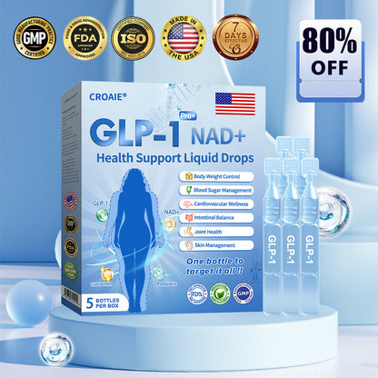 【Last Day Promotion 75% OFF⚡】Croaie® 𝐆𝐋𝐏-𝟏 𝐏𝐑𝐎+ 𝟔-𝐢𝐧-𝟏 𝐇𝐞𝐚𝐥𝐭𝐡 𝐒𝐮𝐩𝐩𝐨𝐫𝐭 𝐋𝐢𝐪𝐮𝐢𝐝 𝐃𝐫𝐨𝐩𝐬 💪Use once every two days | Lose 20 pounds quickly | Reduce sugar by 90%