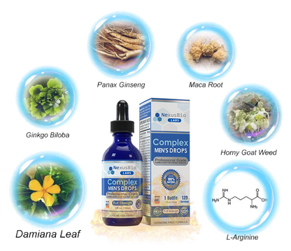CROAIE® NexusBio Labs Complex Men's Drops🚀🛬【💥3rd Anniversary Store Celebration Sale💥