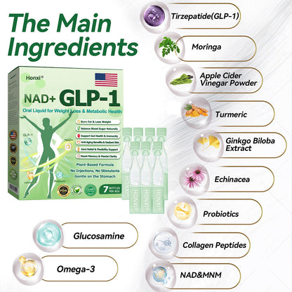 Honxi® | 𝑶𝒇𝒇𝒊𝒄𝒊𝒂𝒍 𝑺𝒕𝒐𝒓𝒆 NAD+ GLP-1 Oral Liquid for Weight Loss & Metabolic Health  (𝐉𝐮𝐬𝐭 𝐨𝐧𝐜𝐞 𝐚 𝐝𝐚𝐲, 𝐯𝐢𝐬𝐢𝐛𝐥𝐞 𝐜𝐡𝐚𝐧𝐠𝐞𝐬 𝐢𝐧 𝟕 𝐝𝐚𝐲𝐬） ✅ 𝐅𝐨𝐫 𝐨𝐛𝐞𝐬𝐢𝐭𝐲, 𝐜𝐚𝐫𝐝𝐢𝐨𝐯𝐚𝐬𝐜𝐮𝐥𝐚𝐫 𝐡𝐞𝐚𝐥𝐭𝐡, 𝐝𝐢𝐚𝐛𝐞𝐭𝐞𝐬, 𝐬𝐥𝐞𝐞𝐩 𝐚𝐩𝐧𝐞𝐚, 𝐆𝐮𝐭 𝐇𝐞𝐚𝐥𝐭𝐡, 𝐣𝐨𝐢𝐧𝐭 𝐢𝐬𝐬𝐮𝐞𝐬, 𝐚𝐧𝐝 𝐦𝐨𝐫𝐞